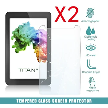 2 ks Tabliet Tvrdeného Skla Screen Protector Kryt pre HipStreet Titan 4 7 Palcový Anti-Scratch Rozbitie HD Tvrdeného Film