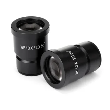 2 KS WF10X Mikroskopom Okulárov pre Stereo Mikroskopom S Reticle Široké Pole High Eyepoint Okulárovej Šošovky, Očné Príslušenstvo