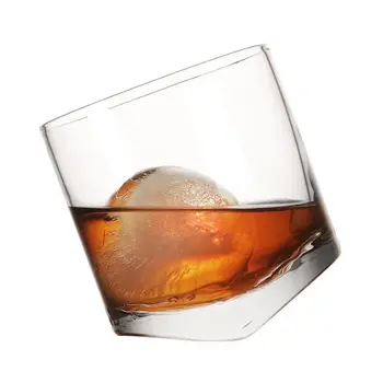 200-300 ml Tilt Tumbler Whisky Brandy, Vodka Shochu Záujme Sklo Pohár bezolovnaté Crystal Osobnosti Bar Rodina Víno Drinkware