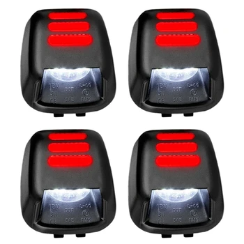 2X Auto LED špz Osvetlenie Zadné Svetlo Nepremokavé Taillamp Pre Nissan Navara D40 Hranici Titan 2007-2016