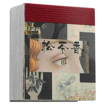 365 Listov Estetické Zápisník Nálepky Retro Vestník Odtlačkový Malý Slovník Decoupage Papier Estetické, Dekoratívne DIY Craft Papier