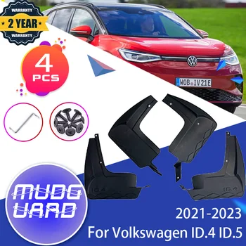 4PCS Mudflap pre Volkswagen VW ID.4 ID.5 ID4 ID 4 2021 Príslušenstvo 2022 2023 Blatník Mud Guards Splash Klapky Blatníky Príslušenstvo