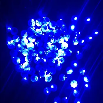 50Pcs/set Okrúhly Tvar Modrá Mini Loptu Balón Lampa Na Papier Svietidla, Svadobné, Vianočné Party, Kvetinová Výzdoba