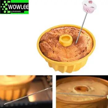 6 ks Nehrdzavejúca Oceľ Tortu Tester Užitočné Sušienky Pečenie Testovacie Ihly DIY Nástroj na Chlieb Muffin Testovanie Cake Zdobenie Nástroje Obrázok 2