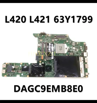 63Y1799 Vysokej Kvality Doske Pre LENOVO Thinkpad L420 L421 L520 Notebook Doske DAGC9EMB8E0 S HM65 100% Plnej Testované OK