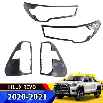 ABS Kryt Svetlometu Auto Príslušenstvo svetlomety Kryty Pre Toyota Hilux Revo 2021 4x4