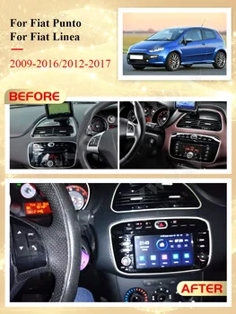 Android 12 Rádio Prijímač, Multimediálne Stereo Pre Fiat Punto 2009 2010 2011 2012 2013 2014 2015 Auto Záznamník Autostereo Vedúci Jednotky Obrázok 2
