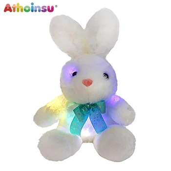 Athoinsu Plnené Bunny Plyšové Hračky Rozkošný Králik Vianoce, Deň Vďakyvzdania Darček k Narodeninám pre Batoľa Dievčatá