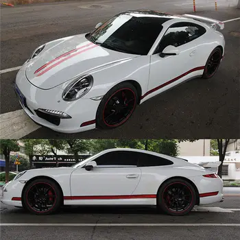 Auto Nálepky Pre Porsche 911 Telo Dvere Exteriérové Dekorácie Upravené Nálepky Zadná Kapota Nálepky