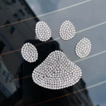 Auto Samolepky Crystal Packa Tlač Motýľ Lebky Obtlačky Bling Diamond Drahokamu pre Auto Window Motocykel Notebook DIY Dekorácie Obrázok 2