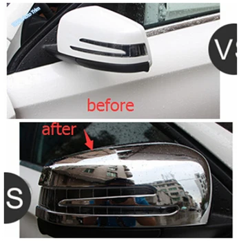 Auto Styling Dverí Rukoväť + Doorknob Misy / Spätné Zrkadlo Shell Kryt Výbava vhodné Pre Mercedes-Benz GLA 200 220 X156 2015 - 2017 Obrázok 2