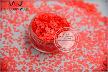 DN-8 Odolný Neon Ružová, Červená Farba Diamond Tvar, Lesk na Nechty a DIY dekorácie 1Pack =50g