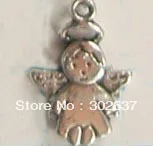 DOPRAVA ZADARMO 120PCS Tibetského striebra roztomilý anjel charms A15754