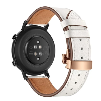 Easyfit Watchband Pre Samsung Galaxy 42mm SM-R810 Výstroj Šport SM-R600 Mäkké Kožené Pútko Náramok