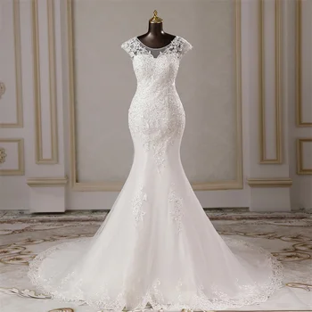 Elegantné Nášivka malá morská víla Svadobné šaty manželstvo šaty Nevesta šaty vestidos de novia šaty pre ženy 2022 vestidos de mujer