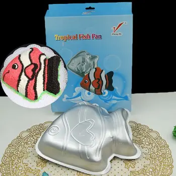 fondant cake design Clownfish Hliníkové tortu pečenie festival cake zdobenie Hliníkové tortu pan doprava zadarmo
