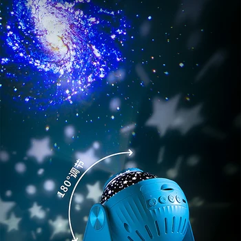 Galaxii mliečna Cesta Nočné Svetlo Projektora Planetárium Projektor 360° Nastaviteľný s Planét Hmlovín Projekčné Lampa pre Deti Darček Obrázok 2
