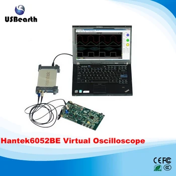 Hantek 6052BE USB PC-Based Virtual Osciloskop 50MHz 2Channels 150MSa/s Anodizované Hliníkové Puzdro Obrázok 2