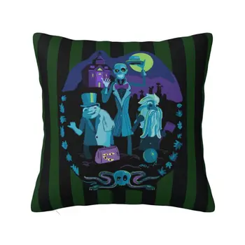 Haunted Mansion Vankúš Dve Bočné Tlač Halloween Ghost Poschodí Vankúš na Gauč Vlastné obliečka na Vankúš Domov Dekoratívne