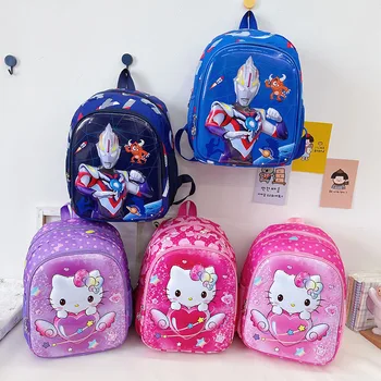 Hello Kitty Nové Školské tašky Cartoon Tlač Dievča Veľkú Kapacitu Školskej Materskej školy Dieťa Roztomilý Batoh detský Cestovná Taška