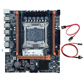 HOT-X99 Doska s vypínačom Kábel usb+SATA Kábel B85 LGA2011-3 4X DDR4 RAM M. 2 PCIE SATA3.0 pre E5 2650V3 2680V3 2620V3 CPU