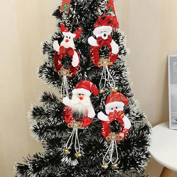 Kreatívne Santa Doložka& snehuliak Bell Vianočné Prívesky, Ozdoby na Vianočný stromček Bábika Bell Strana Dodávky