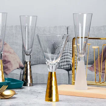Kreatívne červené poháre na víno, šampanské sklo fire domácnosti model izba club stolové víno sklo banquet dekorácie pohár