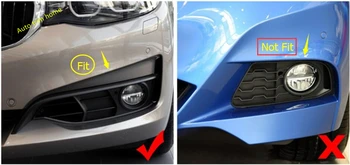 Lapetus ABS Chrome Predné Hmlové Svetlá Žiarovky Obočie Pruhy Kryt Výbava vhodné Pre BMW Radu 3 GT Gran Turismo F34 2013 - 2018 Obrázok 2