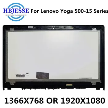 Lenovo Yoga 500-15 Jogy 500-15IBD 80N6 Jogy 500-15ISK 80R6 Jogy 500-15IHW 80N7 LCD Displej Dotykovej Obrazovky Montáž + Rámček