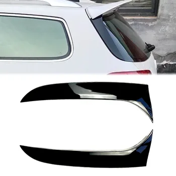 Lesklé Čierne Zadné Okno Canard Splitter Strane Spojler Zástery Nálepky Kryt Pre VW Cestovné Verzia Passat B6 Vozeň 2005-2010