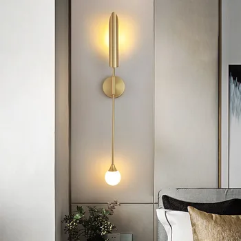 Moderné nástenné svietidlo golden hotel G9 pre spálne nástenné svietidlá, nočné lampy štúdia svetlo luxusné uličkou obývacia izba teplé steny osvetlenie