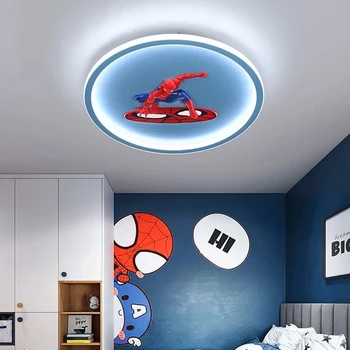 Moderné Stropné Svetlo Cartoon Modré LED Stropné Svietidlo luster pre Deti Baby Boy Detská Izba detská Spálňa svietidlá