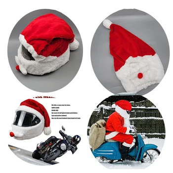 Motocyklové Prilby Zahŕňa Dospelých Zábavné Vianočné Inovatívne Plyšové Prilba Ochranný Kryt Prilba Plnú Tvár Zahŕňa