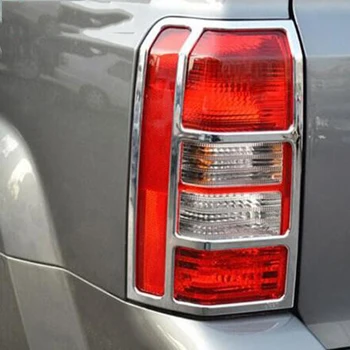 Na Jeep Patriot rokov 2007-2015 2016 2017 ABS Chrome zadné Zadné Svetlo Lampy Kryt Výbava zadné Svetlo Nálepky Rám Auto-Zahŕňa Styling