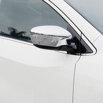 Na Nissan Murano 2015-2018 ABS Chrome späť Spätné Bočné Zrkadlo nálepku krytu výbava panel na čítanie auto styling príslušenstvo 2ks Obrázok 2