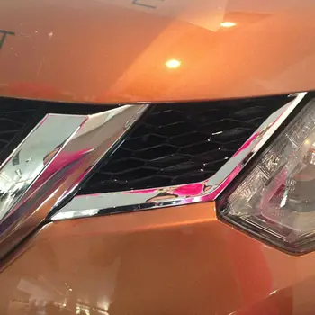 Na Nissan x-trail x trail xtrail Rogue T32 2014 2015 2016 Hot ABS Chrome Prednej mriežky, dekorácie kryt výbava nálepky prípade Obrázok 2