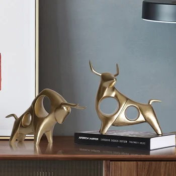 Nordic tvorivé dobytka ozdoby domov obývacia izba TV kabinet víno kabinet dekoračné umelecké remeslá Abstraktné zvierat nábytok