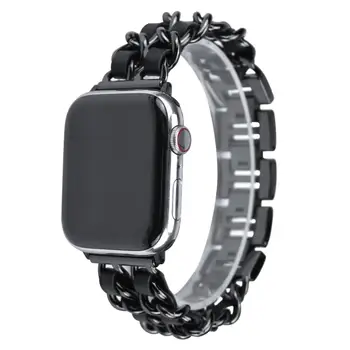 nové Farebné reťaze mužov a žien popruh pre Apple hodinky 44 mm 40 mm 42mm 38mm Pásmo pre iWatch 1 2 3 4 5 Náramok Watchband Obrázok 2