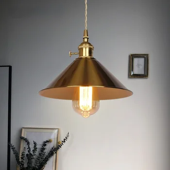 Nové Prívesok svetlo Nordic E27 Hlavu Led Vintage Prívesok Lampa S Tlačidlo Prepínača Závesné Svietidlo Pre Spálne Obývacia Izba
