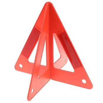 Nové Červené Auto Členenie Výstražný Trojuholník Núdzové Reflexné Bezpečnostné Výstražné Znamenie Autá Statív Zložené Stop Sign Reflektor Obrázok 2