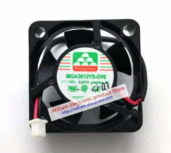 Nový, Originálny FONSONING MGA3012YS-O10 DC12V 0.07 30*30*10 MM 2 Riadky Pevného Disku Chladiaci ventilátor