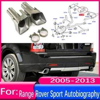 Pre Land Rover Range Rover Sport Autobiografii, L320 2005 2006 2007 2008 2009 2010 2011 Až 2013 Auta Výfukového Potrubia Šál Chvost Rúry