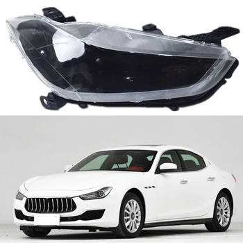 pre Maserati-Ghibli objektív Ghibli shell Predné svetlomety svetlomety sklo masky lampa kryt priehľadný shell lampa masky 2014-2018