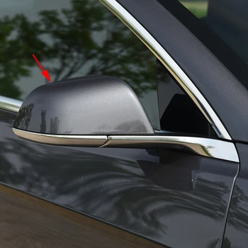 Pre Tesla Model 3 2017-2021 zrkadlo shell spätné zrkadlo hornej shell reflektor zadný plášť vrchný kryt auto príslušenstvo