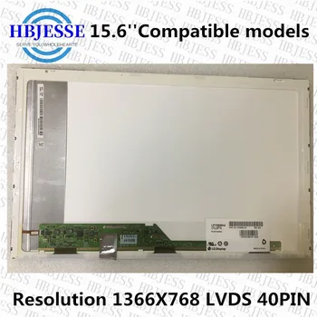 Pôvodné 15.6 palcov LCD LED obrazovka pre Dell Inspiron 15R M5110 N5010 5525 M5010 fotografické stanice n5110 notebook, rozlíšenie 1366*768 40pins