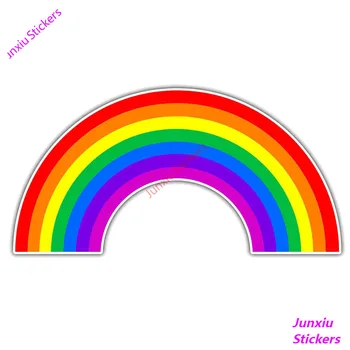 Rainbow Lesbičiek Gay Auto Nálepky, Nálepky Kryt Škrabance Dekorácie Karosériou čelné Sklo Zábavné opaľovací Krém Suv Interiéru KK15*8 cm