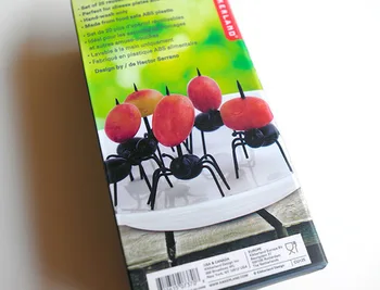 Realistický modelovanie strany série Ant špáradlo, potravinárska akosť materiálu pracovitý kôň Ant ovocie vidlica Obrázok 2