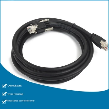 RJ45 Ethernet Priemyselný Kábel - V-Steny Vonkajšie Vodotesný Pre Modemy, Routery Herné Obrázok 2