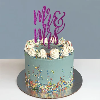 Rustikálny Svadobné Dekor Drevené List Mr&Mrs Láska Cake Vňaťou Nevesta Ženícha Svadobné Zapojenie Party Dekorácie Dodávky