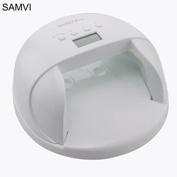 SAMVI 60W SUN7X UV Led lampa Profesionálne Infračervený Senzor UV LED Lampa na Nechty, Rýchle Vytvrdnutie Všetky Gel Polish EU/US Plug Nail Art Nástroje Obrázok 2